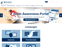 Tablet Screenshot of 8com.de